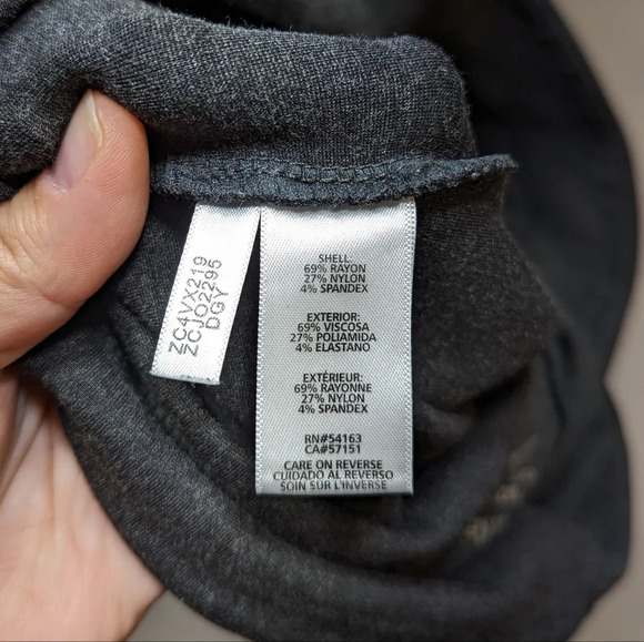 Calvin Klein Power Stretch Dress Pant / Elevated Athleasure Grey Woman Small - Picture 7 of 7